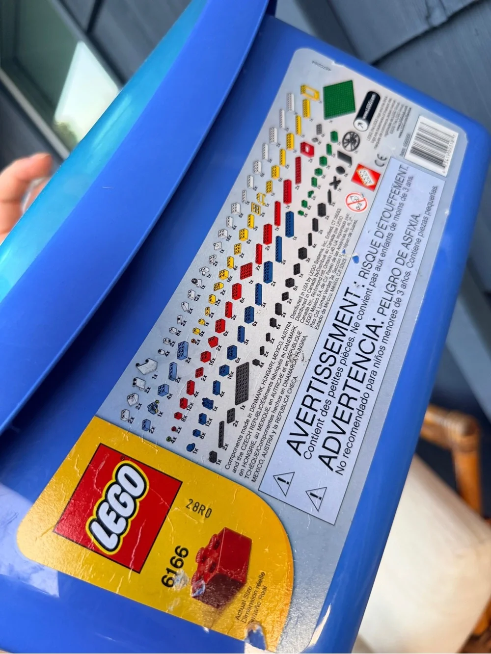 LEGO Blue Storage Box with Multicolor 405-Piece Set 2007
